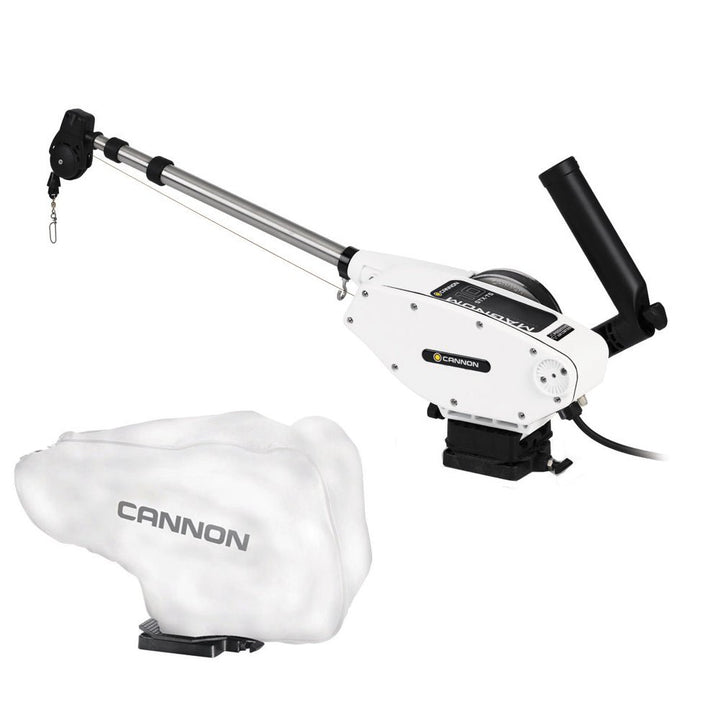 Cannon Magnum 10 STX-TS Downrigger w/White Cover [1902310/WHTCOVER] - Houseboatparts.com