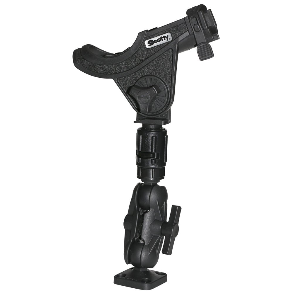 Scotty 162 1.5" Ball Mount w/Gear Head Post 241 Side Deck Mount [0162] - Houseboatparts.com