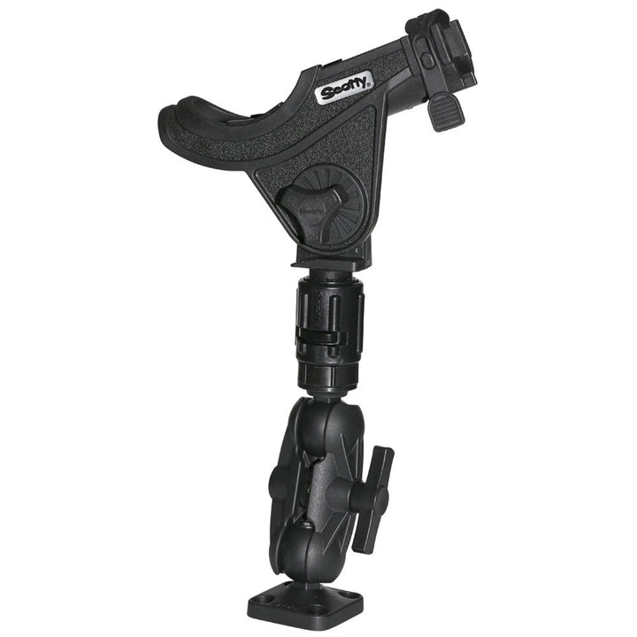 Scotty 162 1.5" Ball Mount w/Gear Head Post 241 Side Deck Mount [0162] - Houseboatparts.com