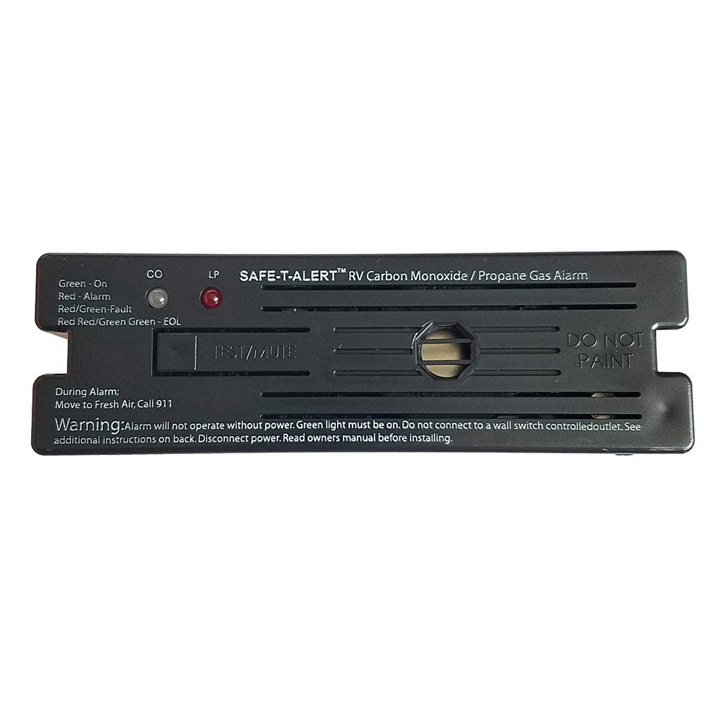 Safe-T-Alert Combo Carbon Monoxide Propane Alarm Surface Mount - Black [35-741-BL] - Houseboatparts.com