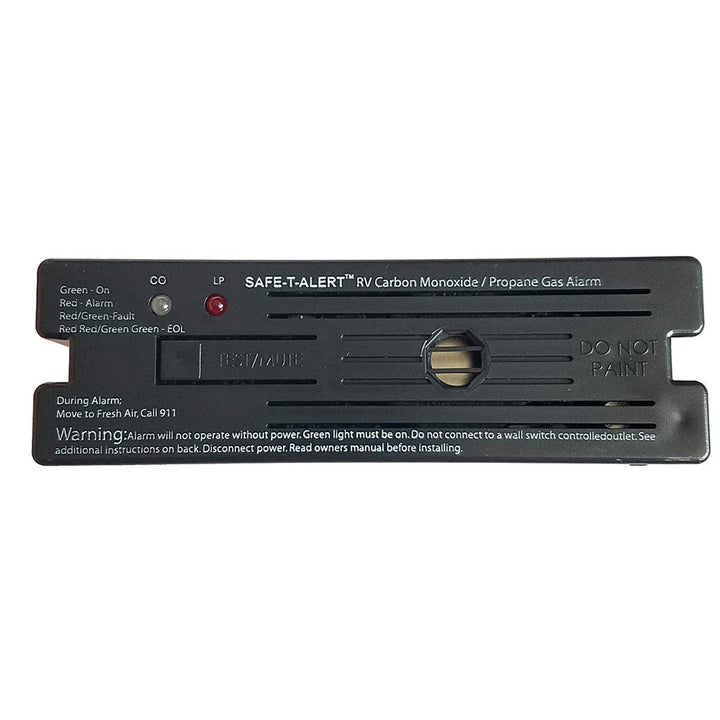Safe-T-Alert Combo Carbon Monoxide Propane Alarm Surface Mount - Black [35-741-BL] - Houseboatparts.com