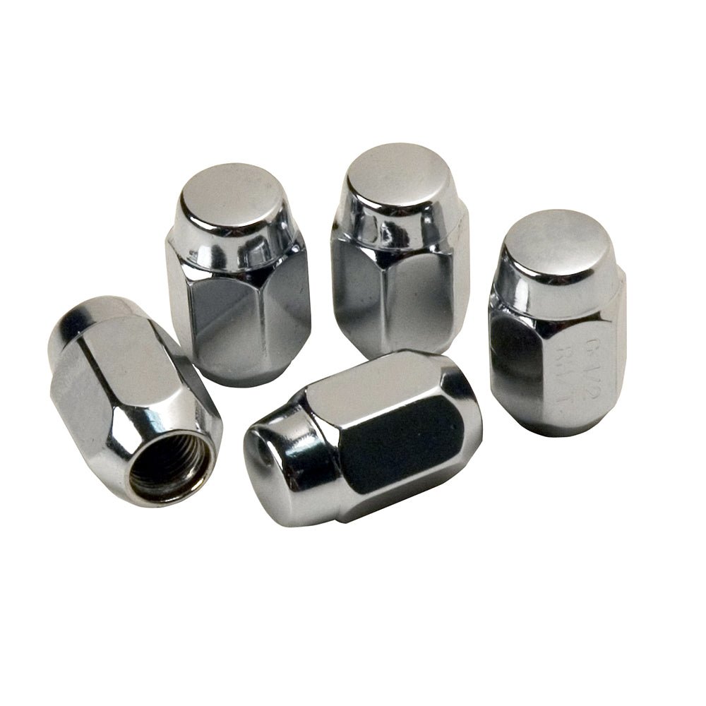 C.E. Smith Chrome Acorn Wheel Nuts - 1/2"-20 [16720A] - Houseboatparts.com