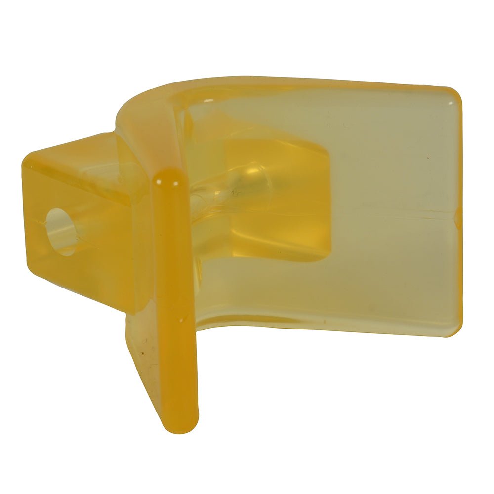 C.E. Smith Y-Stop 3" x 3" - 1/2" ID Yellow PVC [29554] - Houseboatparts.com