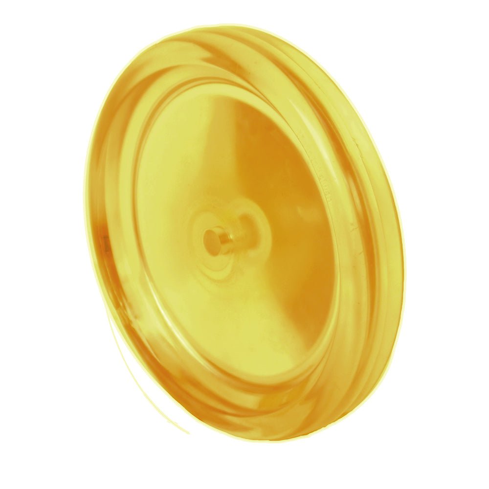 C.E. Smith Bow Roller - Yellow PVC - 8" [29791] - Houseboatparts.com