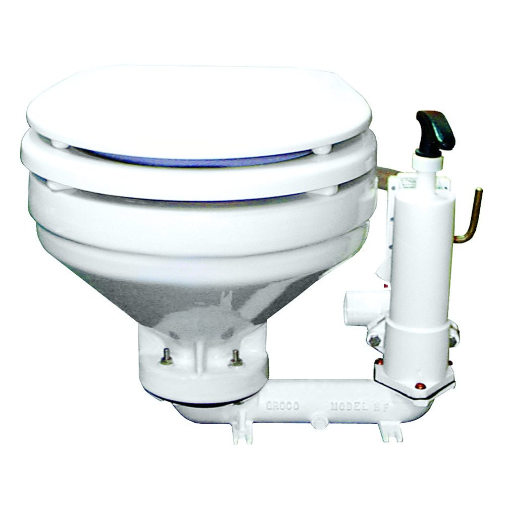 GROCO HF Series Hand Operated Marine Toilet [HF-B] - Houseboatparts.com