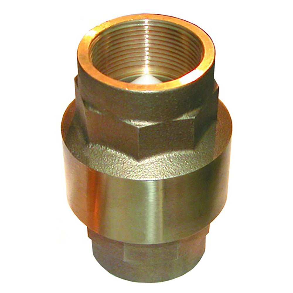 GROCO 1/2" Bronze In-Line Check Valve [CV-50] - Houseboatparts.com