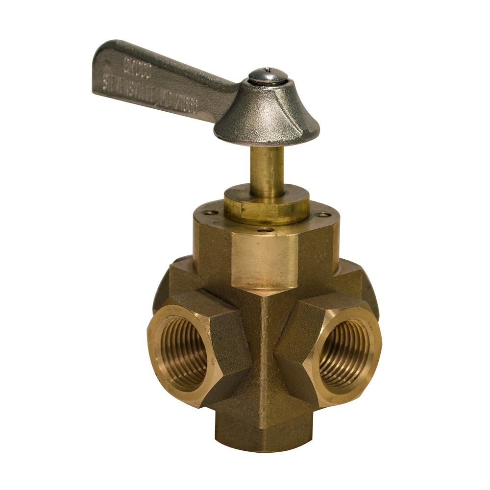 GROCO 1/2" 5-Port Tank Selector Valve [FV-550-L] - Houseboatparts.com