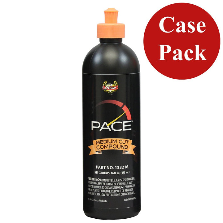 Presta PACE Medium Cut Compound - 16oz - *Case of 6* [133216CASE] - Houseboatparts.com