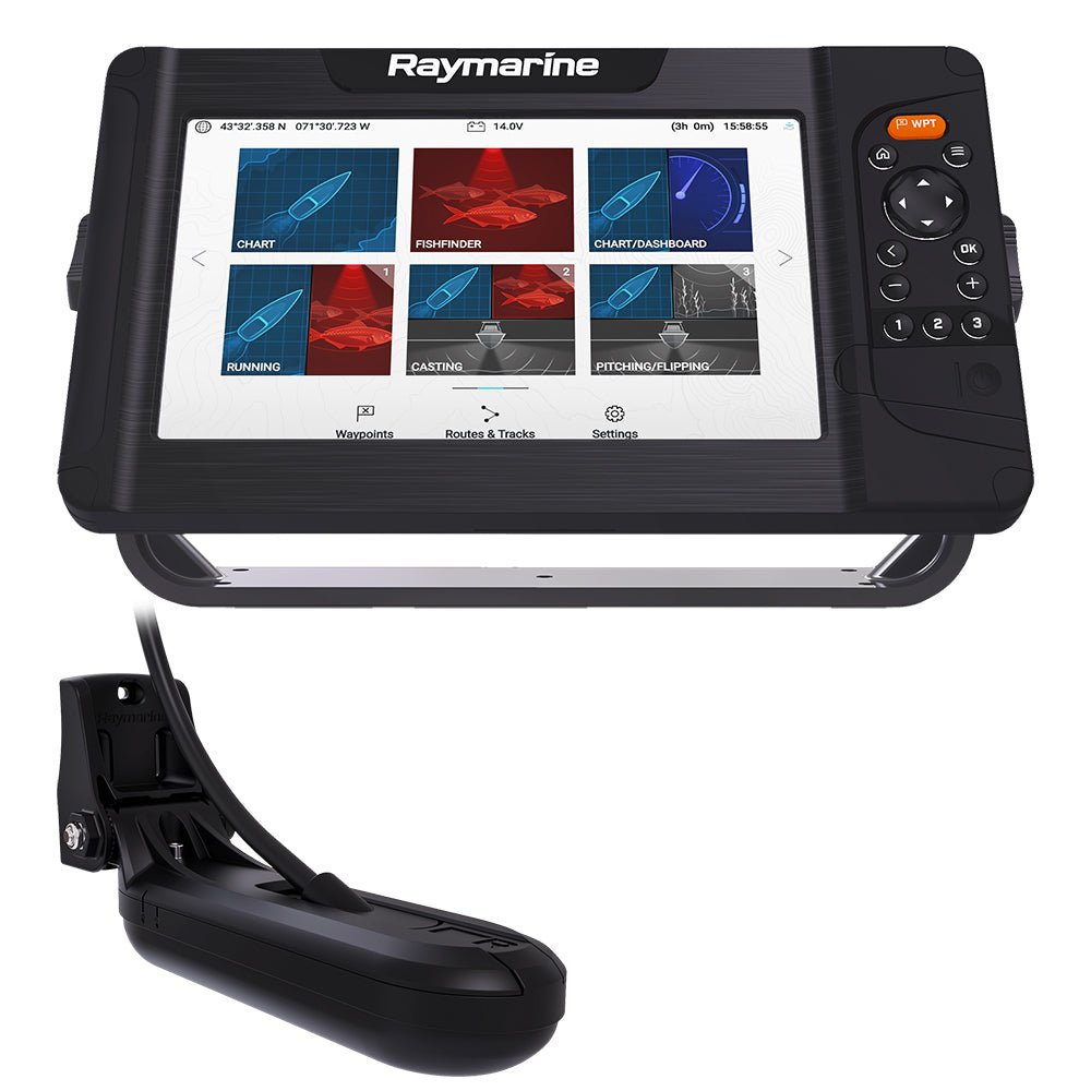 Raymarine Element 9 HV Combo w/HV-100 Transducer Nav+ US Canada Chart [E70534-05-NAG] - Houseboatparts.com