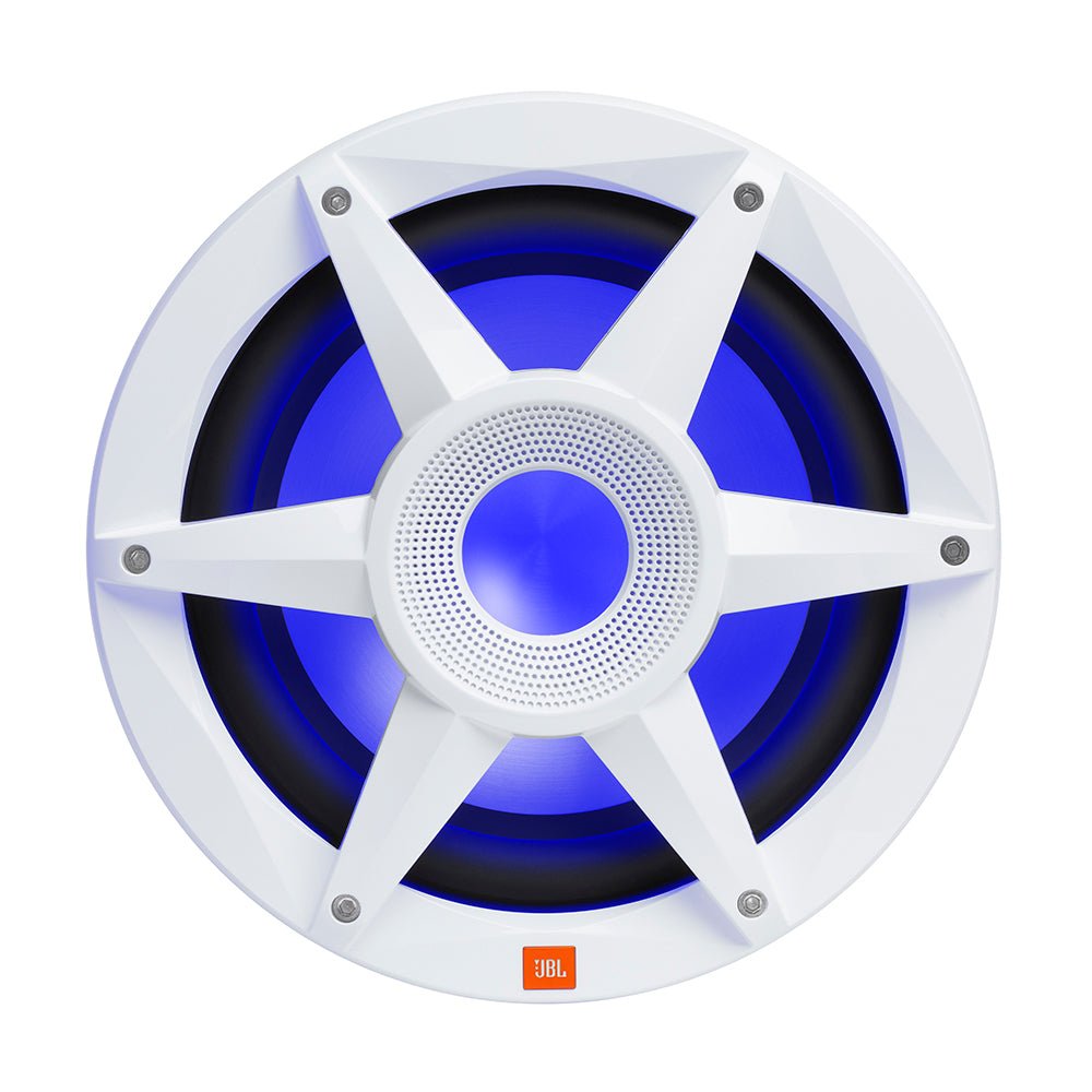 JBL 10" Marine RGB Passive Subwoofer - White Stadium Series [STADIUMMW1000AM] - Houseboatparts.com