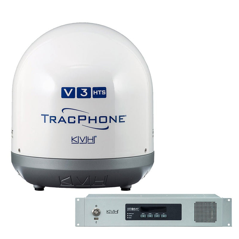KVH TracPhone V3-HTS Ku-Band 14.5" mini-VSAT [01-0418-11] - Houseboatparts.com