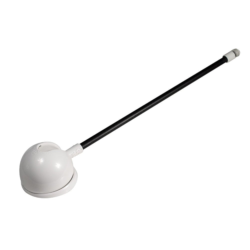 Lumitec Contour Anchor Light - 39" - Black Shaft White Base [101584] - Houseboatparts.com