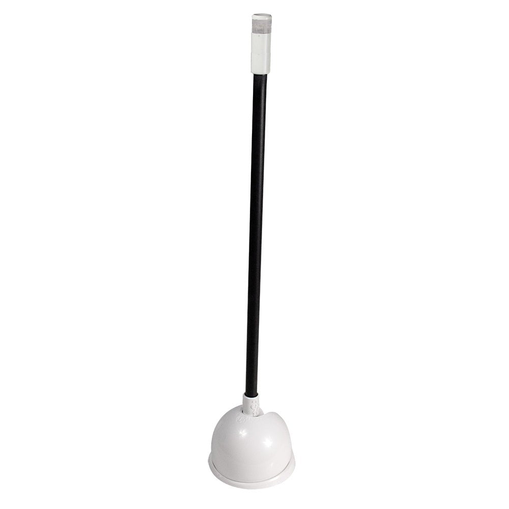 Lumitec Contour Anchor Light - 12" - Black Shaft White Base [101585] - Houseboatparts.com