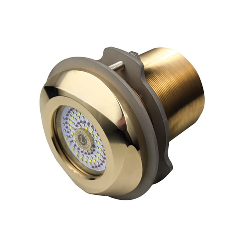 Lumitec SeaBlaze Typhoon Underwater Bronze Thru-Hull LED Light - White/Blue [101448] - Houseboatparts.com