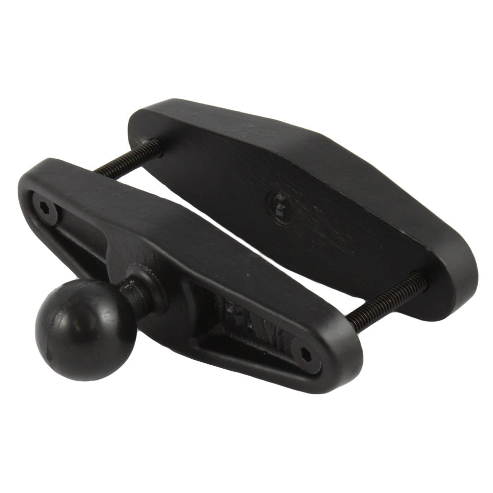 RAM Mount Square Post Base Clamp 5" Wide w/1.5" Ball [RAM-247U-5] - Houseboatparts.com