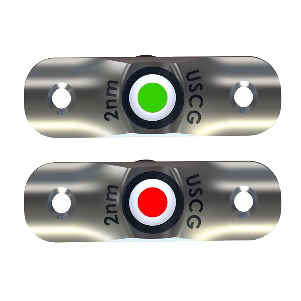 TACO Rub Rail Mounted LED Navigation Light Set - 2-1/2" [F38-6800D] - Houseboatparts.com