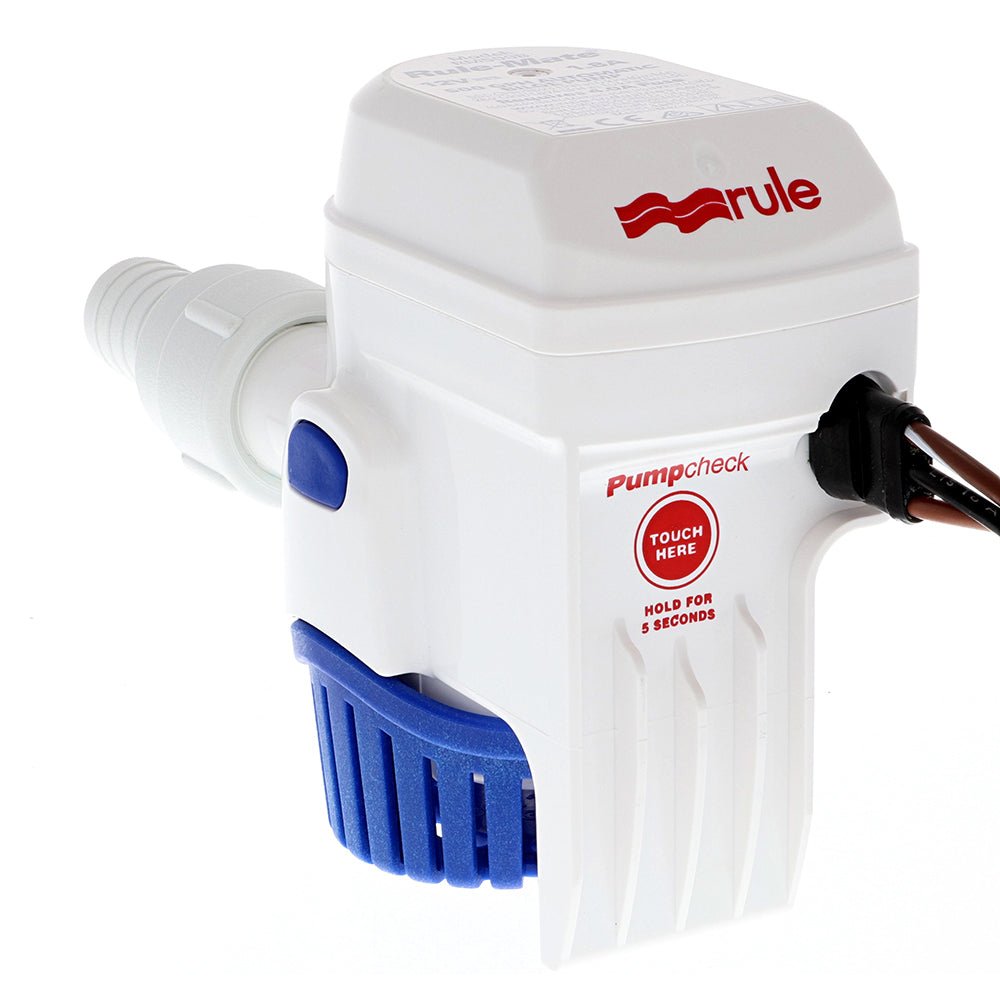 Rule Rule-Mate 500 Fully Automated Bilge Pump - 12V [RM500B] - Houseboatparts.com