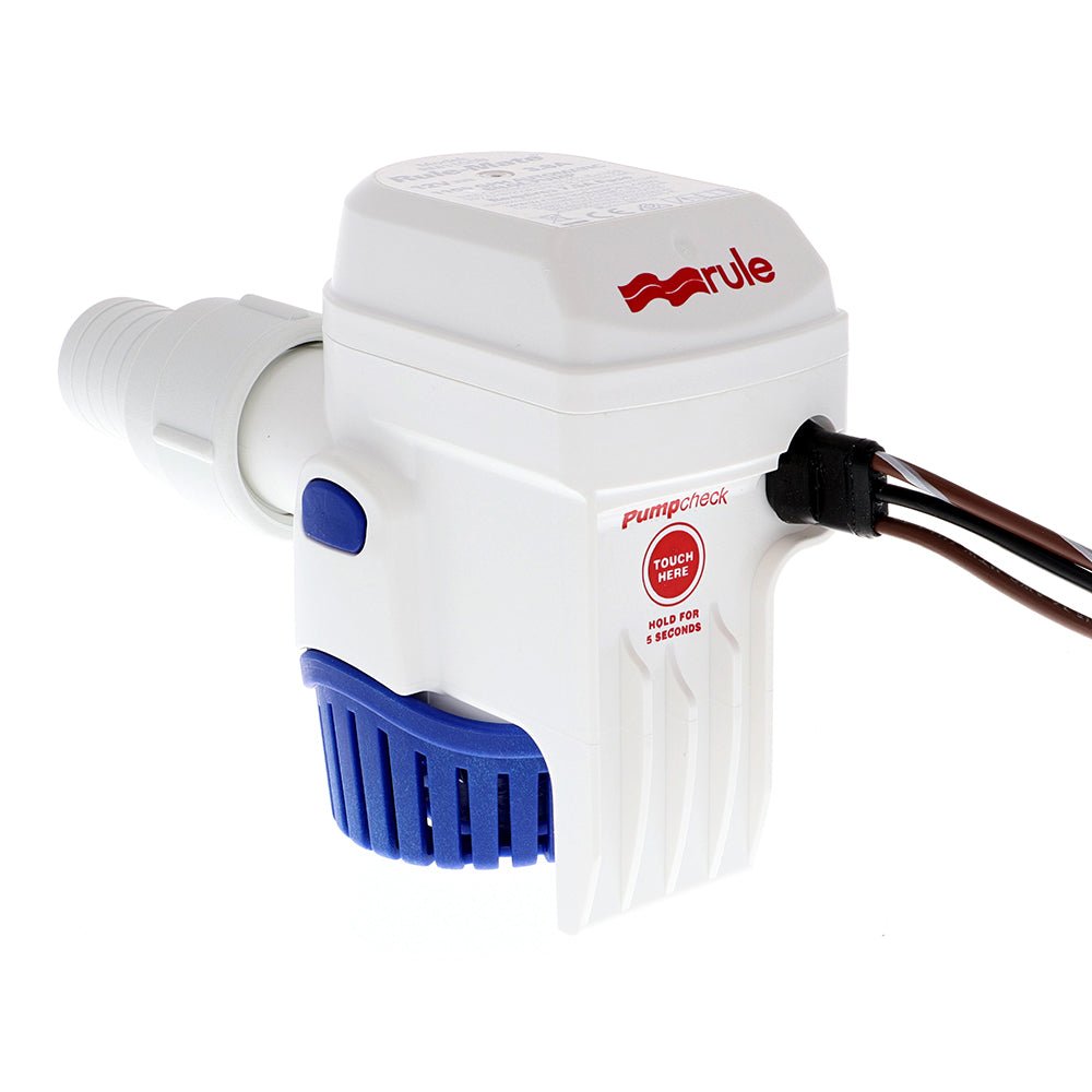 Rule Rule-Mate 1100 Fully Automated Bilge Pump - 12V [RM1100B] - Houseboatparts.com