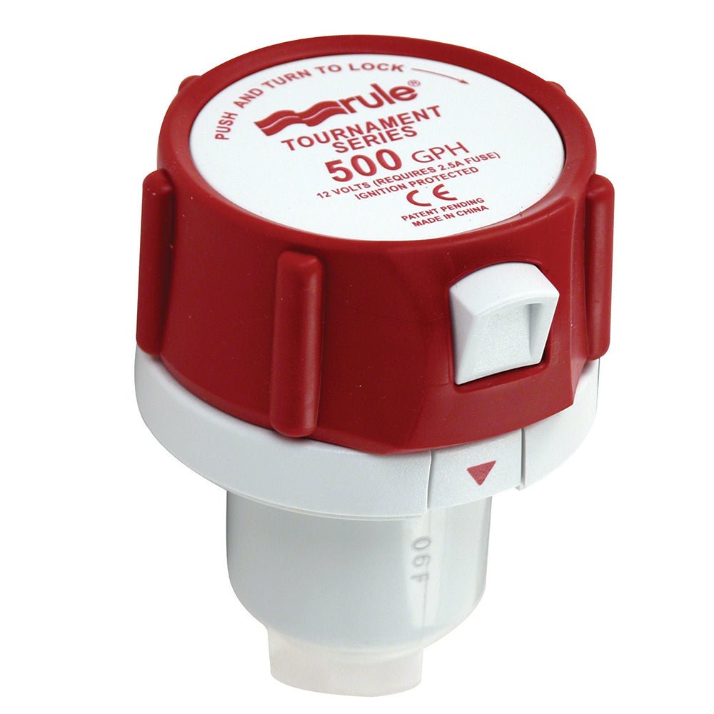 Rule 500 GPH Replacement Motor Cartridge f/Tournament Series Pumps [45DR] - Houseboatparts.com