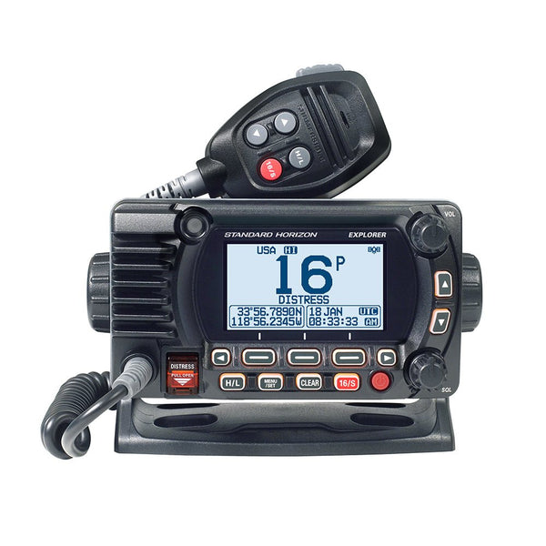 Standard Horizon GX1800G Fixed Mount VHF w/GPS - Black [GX1800GB] - Houseboatparts.com