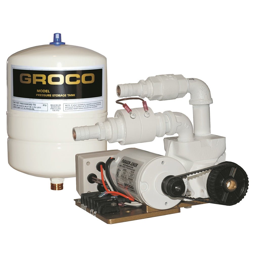 GROCO Paragon Junior 12v Water Pressure System - 1 Gal Tank - 7 GPM [PJR-A 12V] - Houseboatparts.com