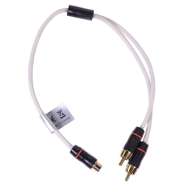 Fusion Performance RCA Cable Splitter - 1 Female to 2 Male - .9 [010-12621-00] - Houseboatparts.com