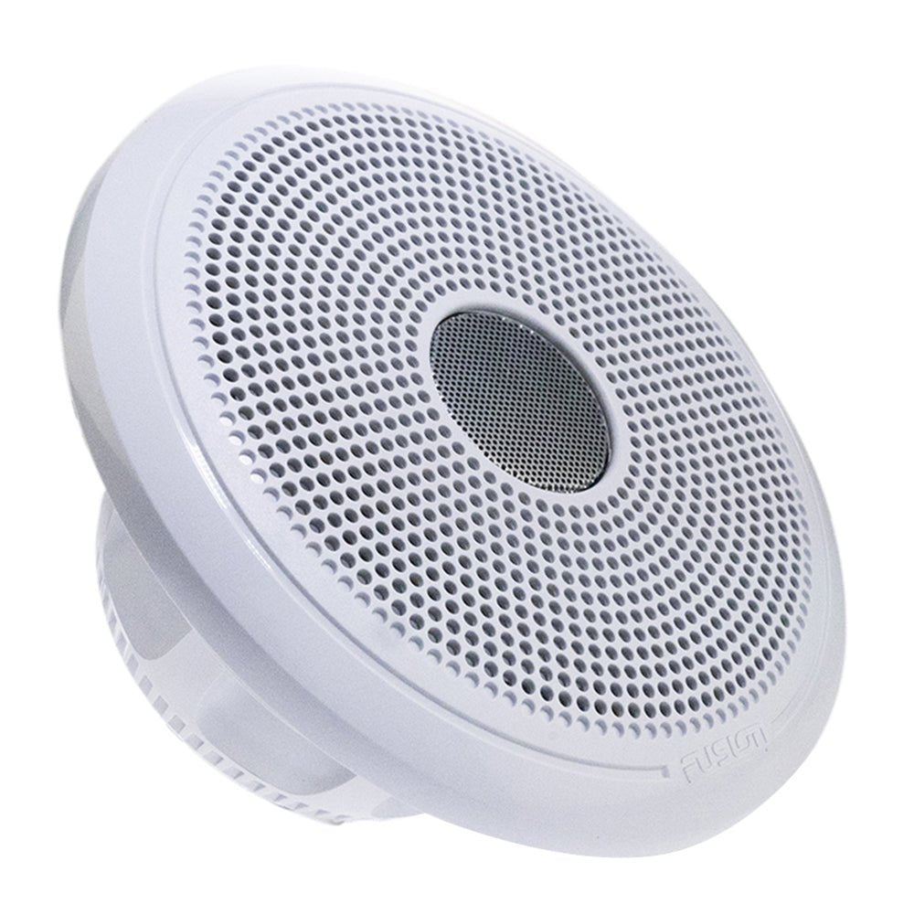 Fusion XS-F40CWB XS Series 4" 120 Watt Classic Marine Speakers - White Black Grill Options [010-02199-00] - Houseboatparts.com