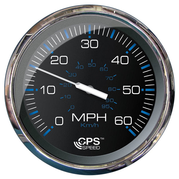 Faria Chesapeake Black 5" Studded Speedometer - 60 MPH (GPS) [33761] - Houseboatparts.com