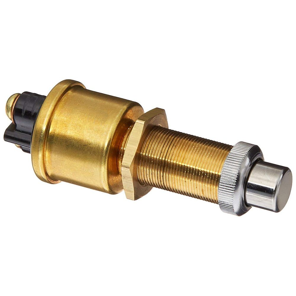 Cole Hersee Heavy Duty Push Button Switch SPST Off-On 2 Screw - 35A [M-490-BP] - Houseboatparts.com