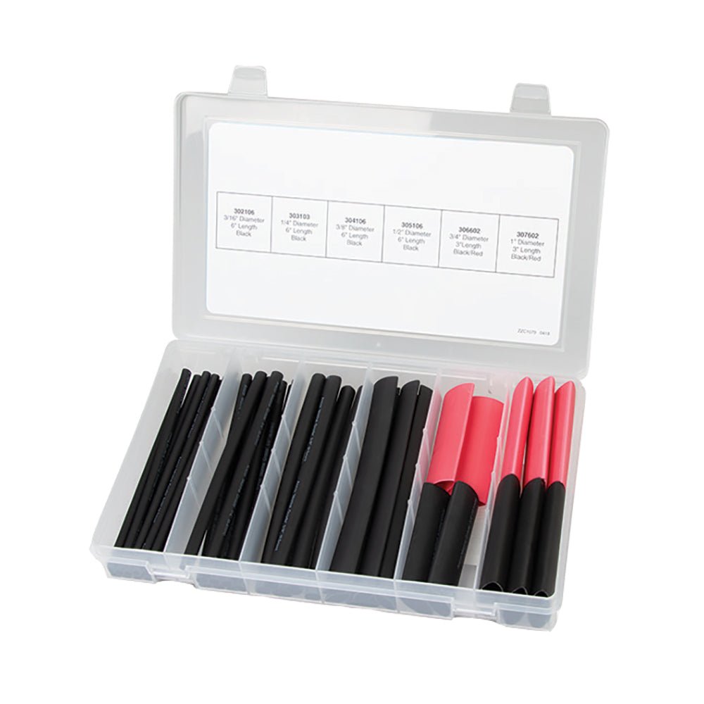 Ancor 47-Piece Adhesive Lined Heat Shrink Tubing Kit [330101] - Houseboatparts.com