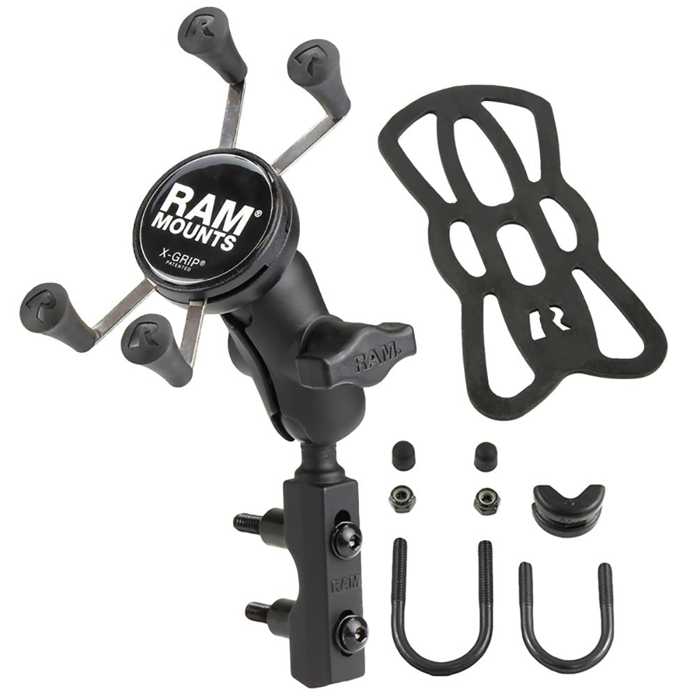 RAM Mount X-Grip Phone Mount w/Motorcycle Brake/Clutch Reservoir Base [RAM-B-174-A-UN7U] - Houseboatparts.com