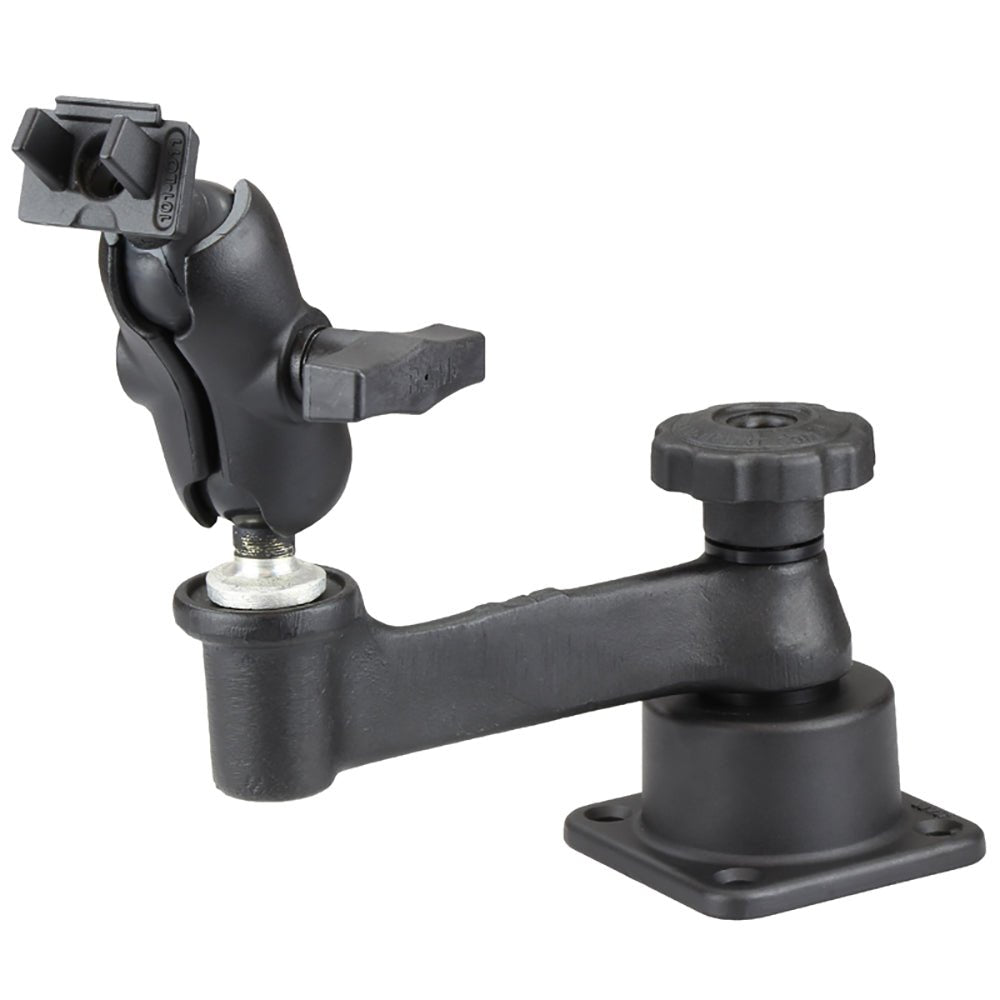 RAM Mount Horizontal Swing Arm Mount f/Lowrance Elite-5 Series [RAM-109H-2B-B-LO11] - Houseboatparts.com
