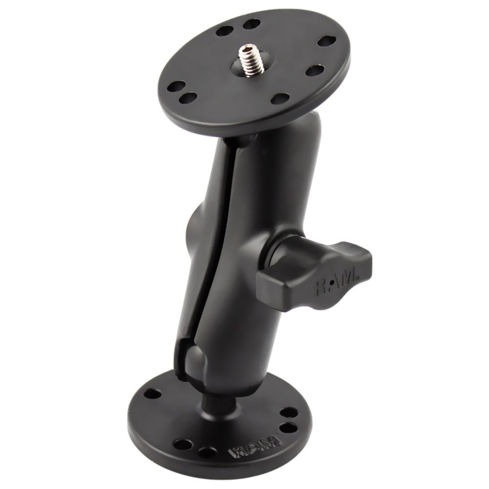 RAM Mount Double Ball Mount w/1/4"-20 Male Thread [RAM-B-101AU] - Houseboatparts.com