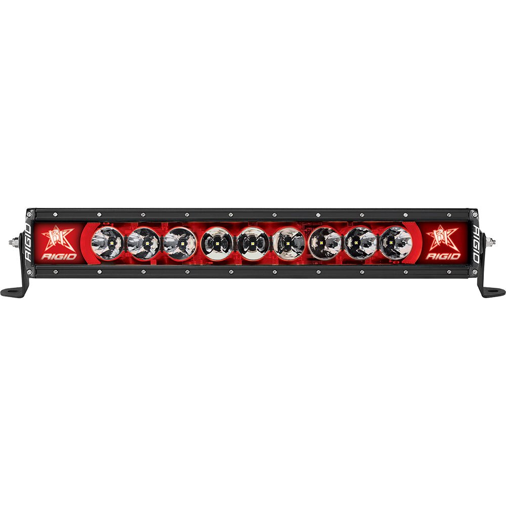 RIGID Industries Radiance+ 20" Red Backlight Black Housing [220023] - Houseboatparts.com