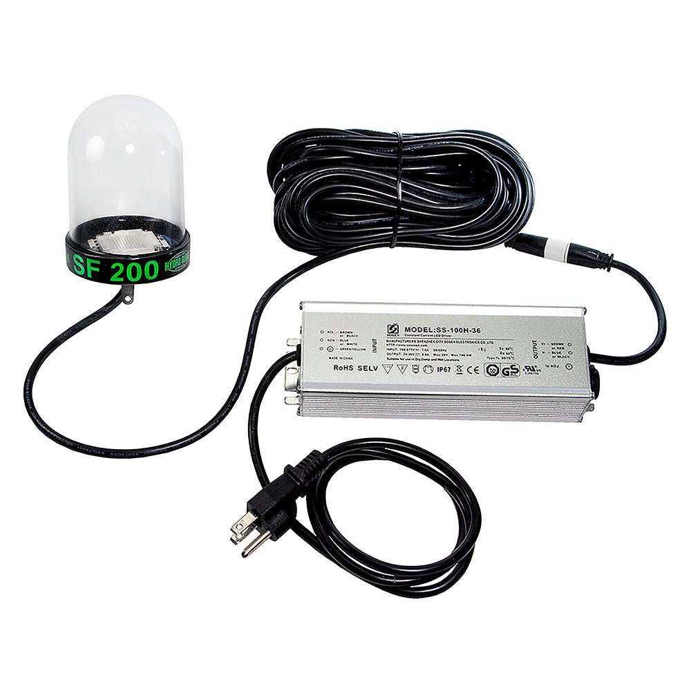 Hydro Glow LED Underwater Dock Light - 200W - 50 Cord - Blue [SF200B] - Houseboatparts.com