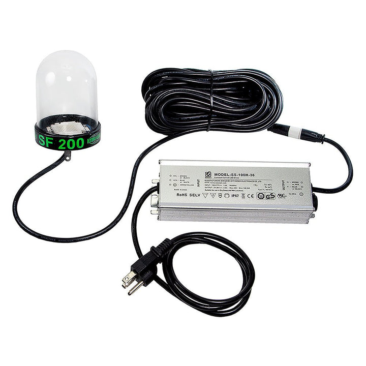 Hydro Glow LED Underwater Dock Light - 200W - 50 Cord - Blue [SF200B] - Houseboatparts.com