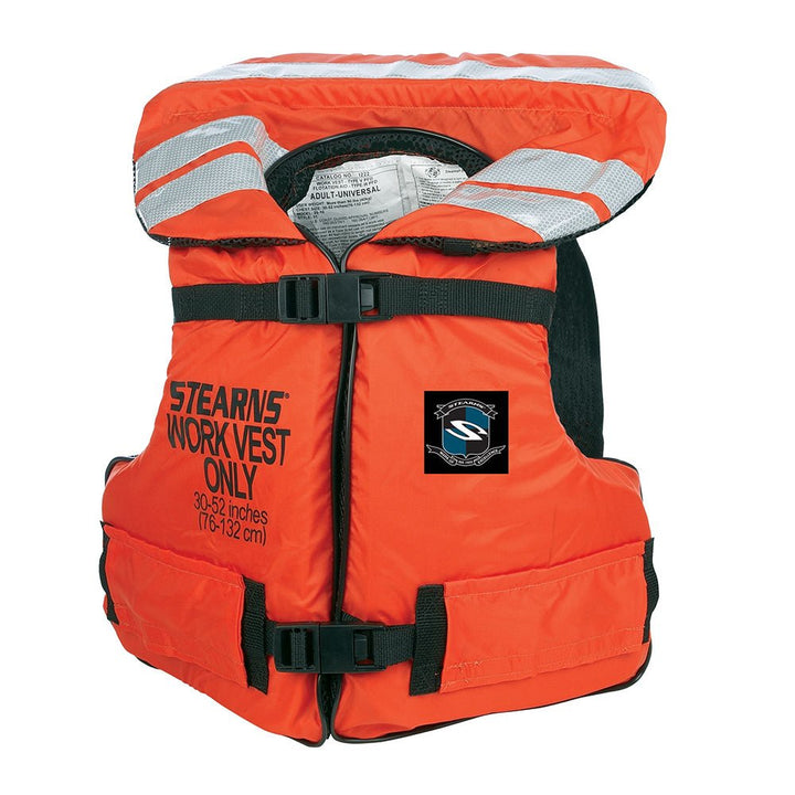 Stearns Work Master Vest - Oversize [I222ORG - 08 - 000] - Houseboatparts.com