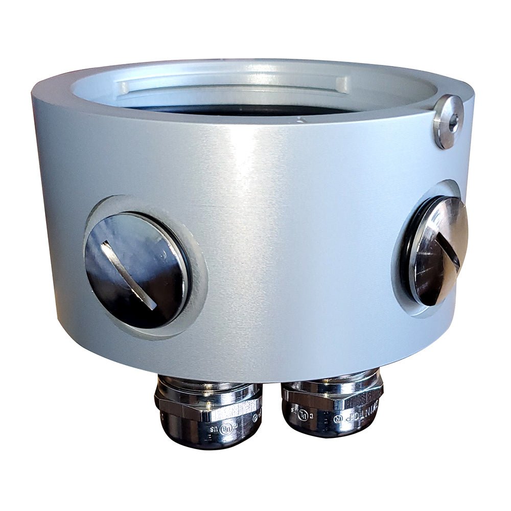 Lopolight Aluminum Mounting Base - Silver Housing [400-034] - Houseboatparts.com