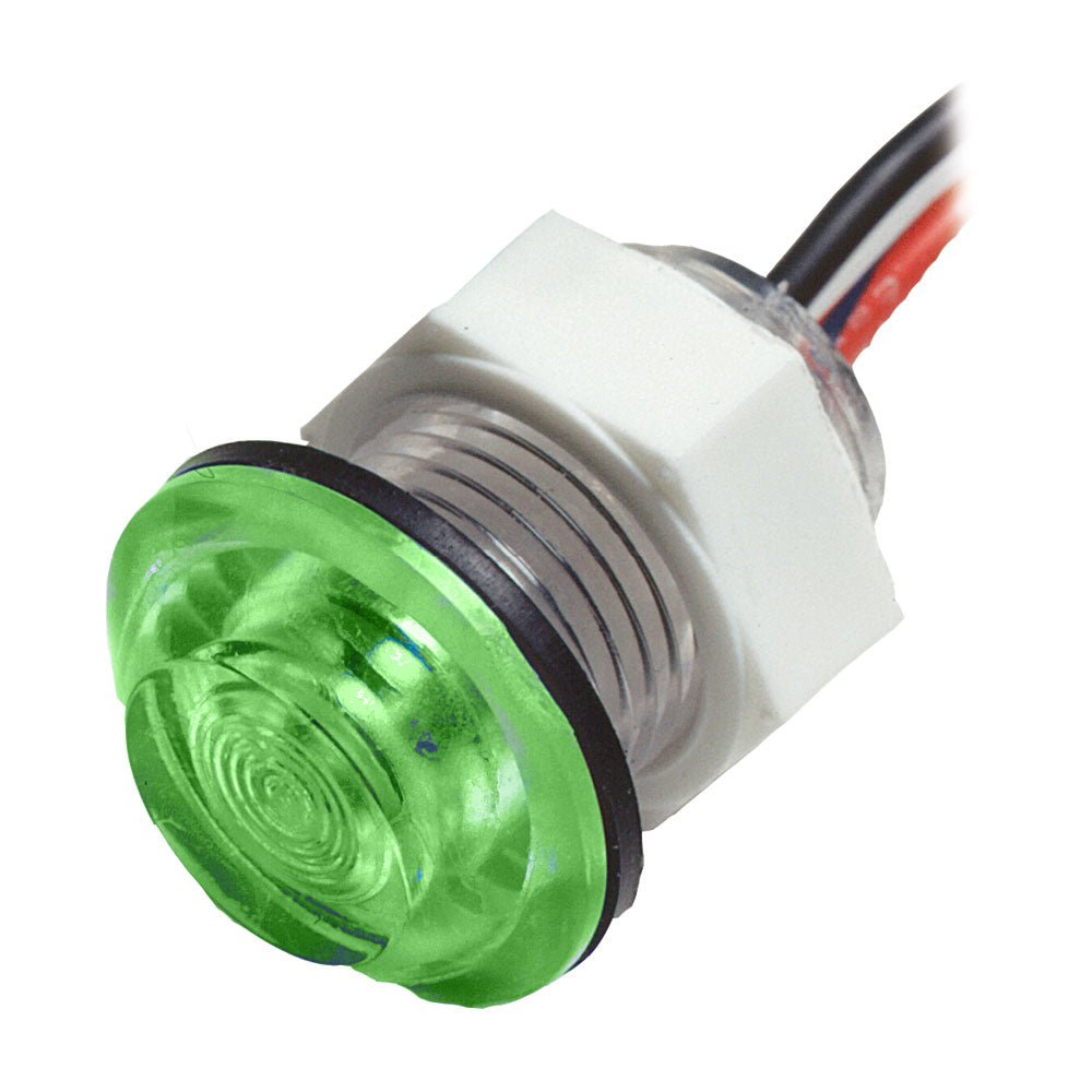 Innovative Lighting LED Bulkhead Livewell Light Flush Mount - Green [011-3500-7] - Houseboatparts.com