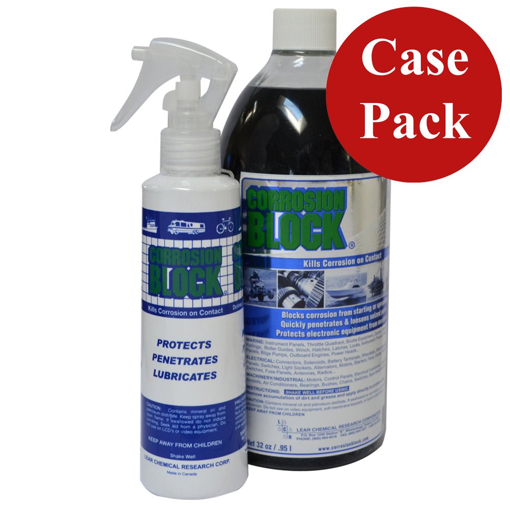 Corrosion Block 32oz Bottle with Pump - Non-Hazmat, Non-Flammable Non-Toxic *Case of 4* [20032CASE] - Houseboatparts.com