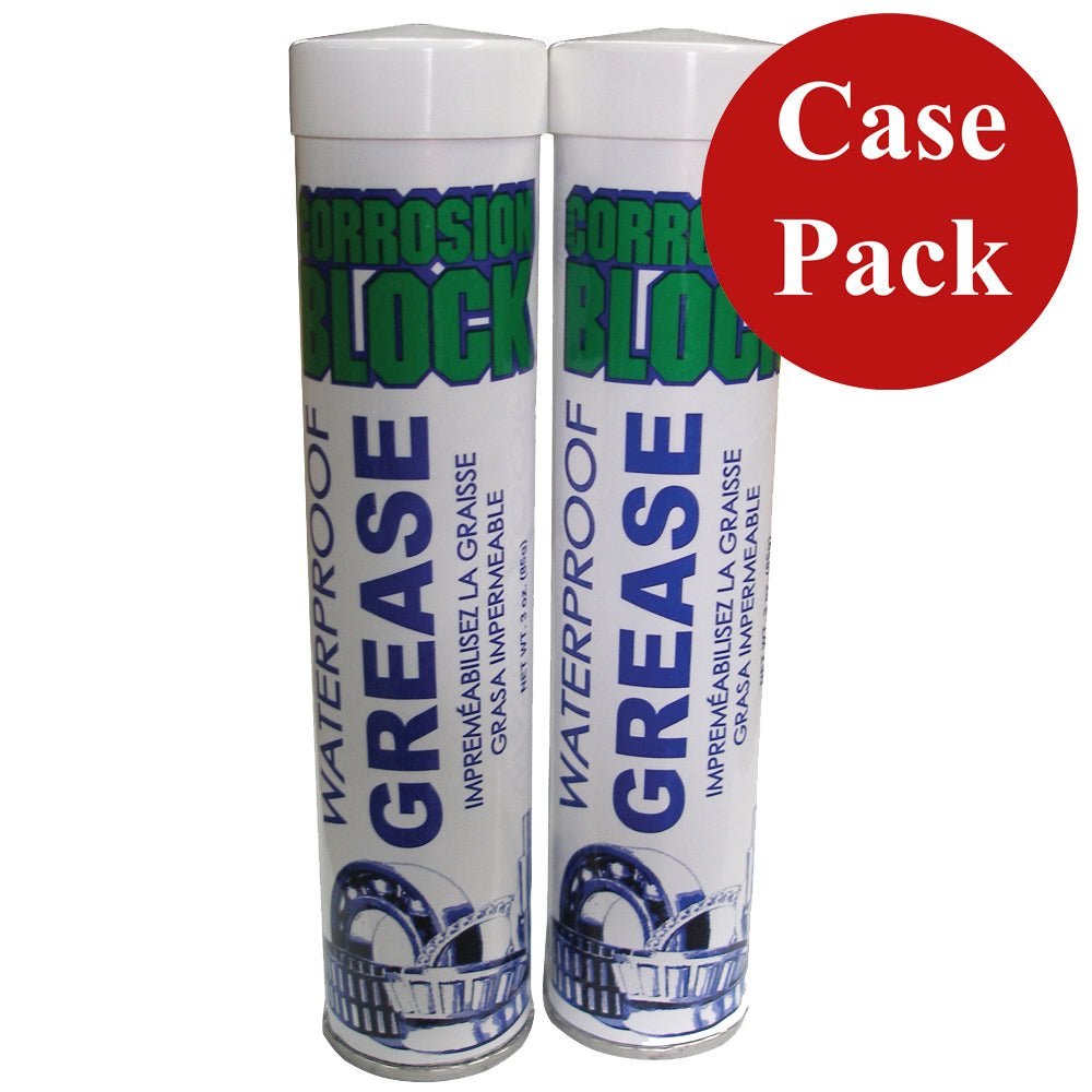 Corrosion Block High Performance Waterproof Grease - (2)2oz Tube - Non-Hazmat, Non-Flammable Non-Toxic *Case of 6* [25003CASE] - Houseboatparts.com