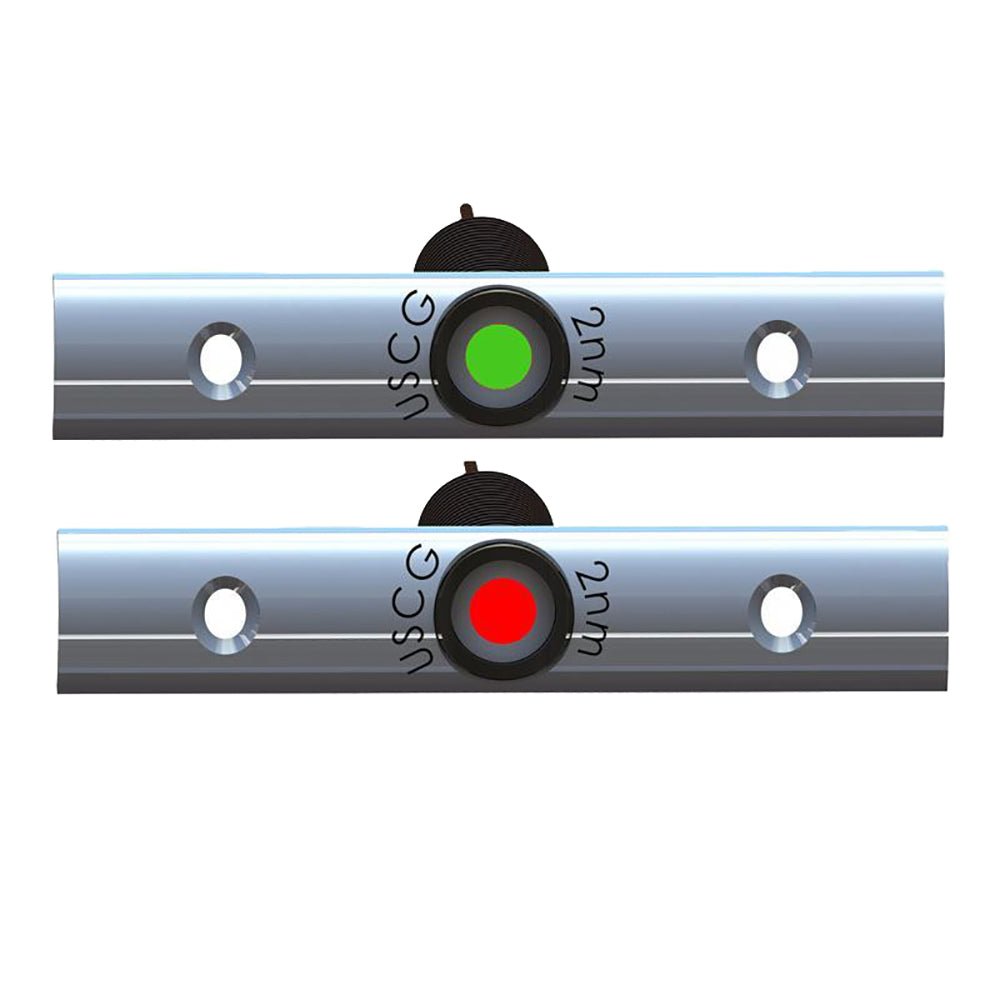 TACO Rub Rail Mounted LED Navigation Light Set - 4" w/Deutsch Plug Port Starboard [F38 - 6810B - 1] - Houseboatparts.com