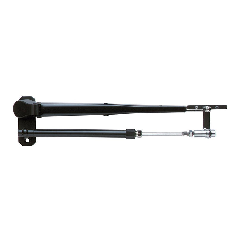 Marinco Wiper Arm Deluxe Black Stainless Steel Pantographic - 17"-22" Adjustable [33037A] - Houseboatparts.com