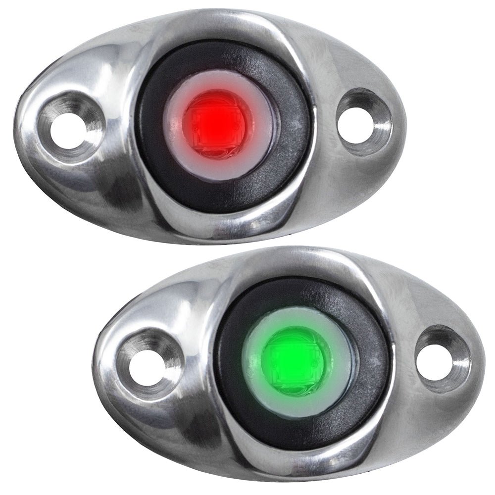 TACO Surface Mount LED Side Navigation Light Set - 1-3/4" [F38-6610D] - Houseboatparts.com