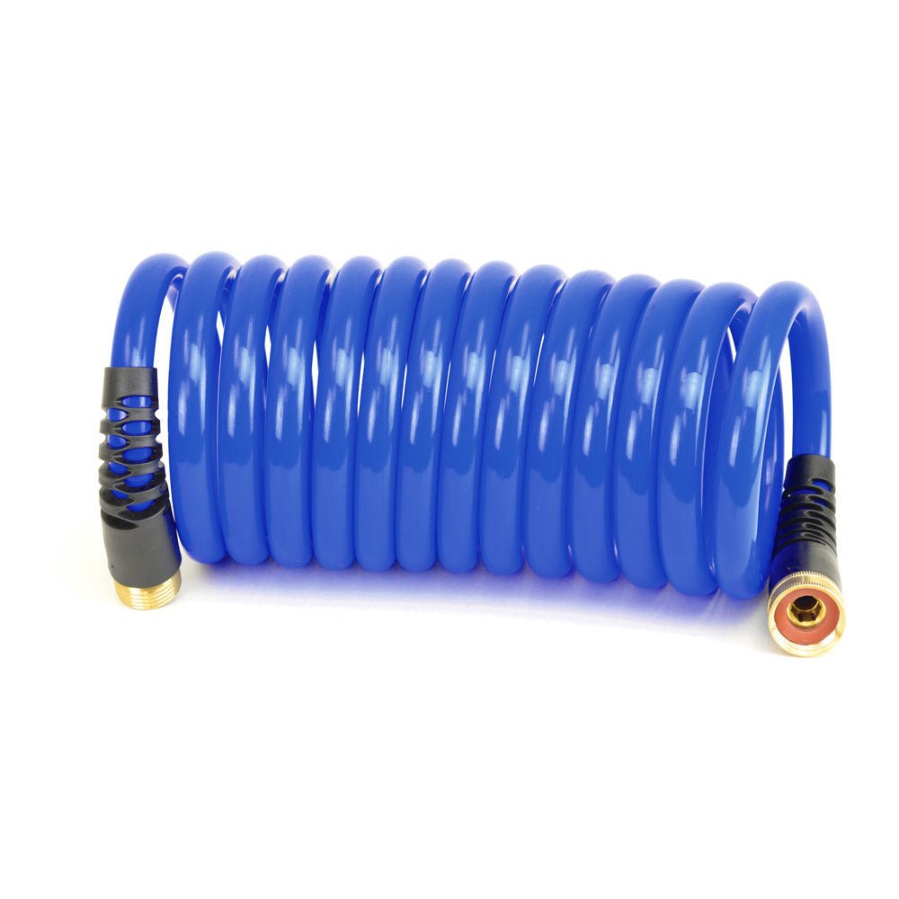 HoseCoil PRO 15 w/Dual Flex Relief 1/2" ID HP Quality Hose [HCP1500HP] - Houseboatparts.com