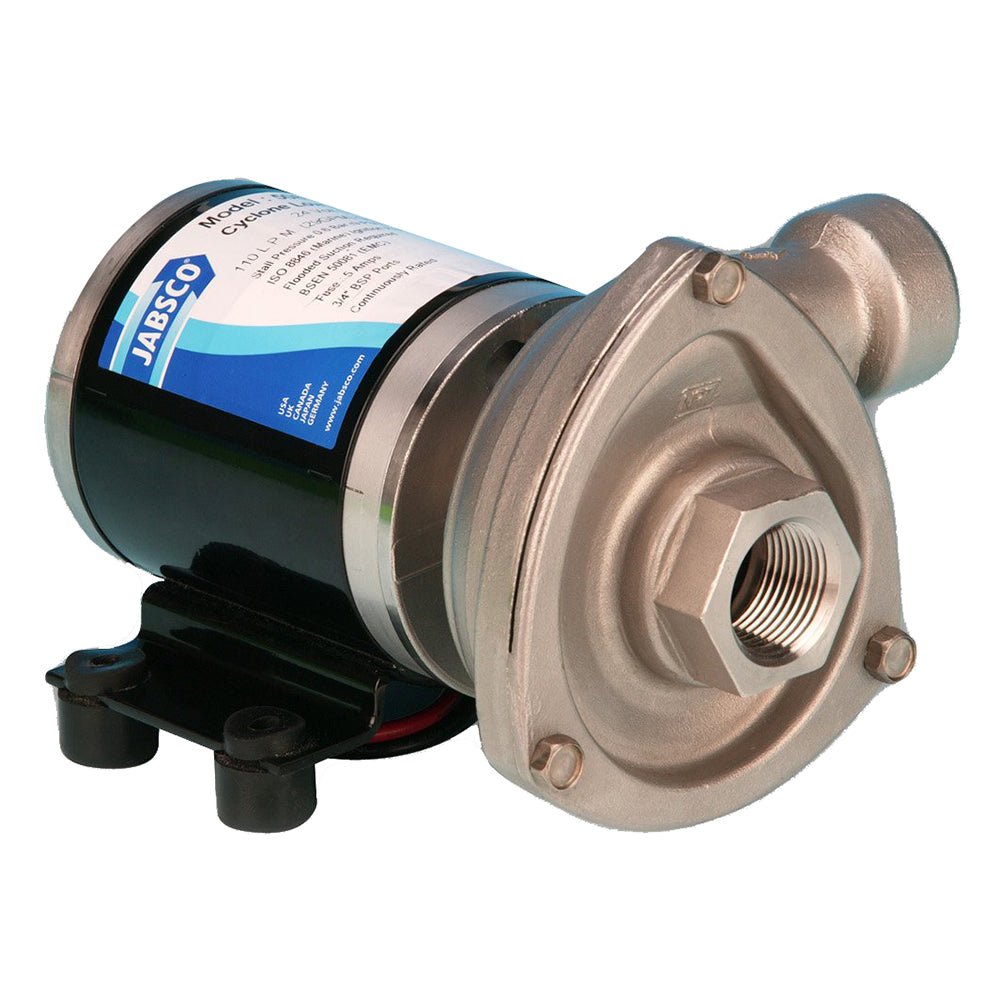 Jabsco Low Pressure Cyclone Centrifugal Pump - 24V [50840-0024] - Houseboatparts.com