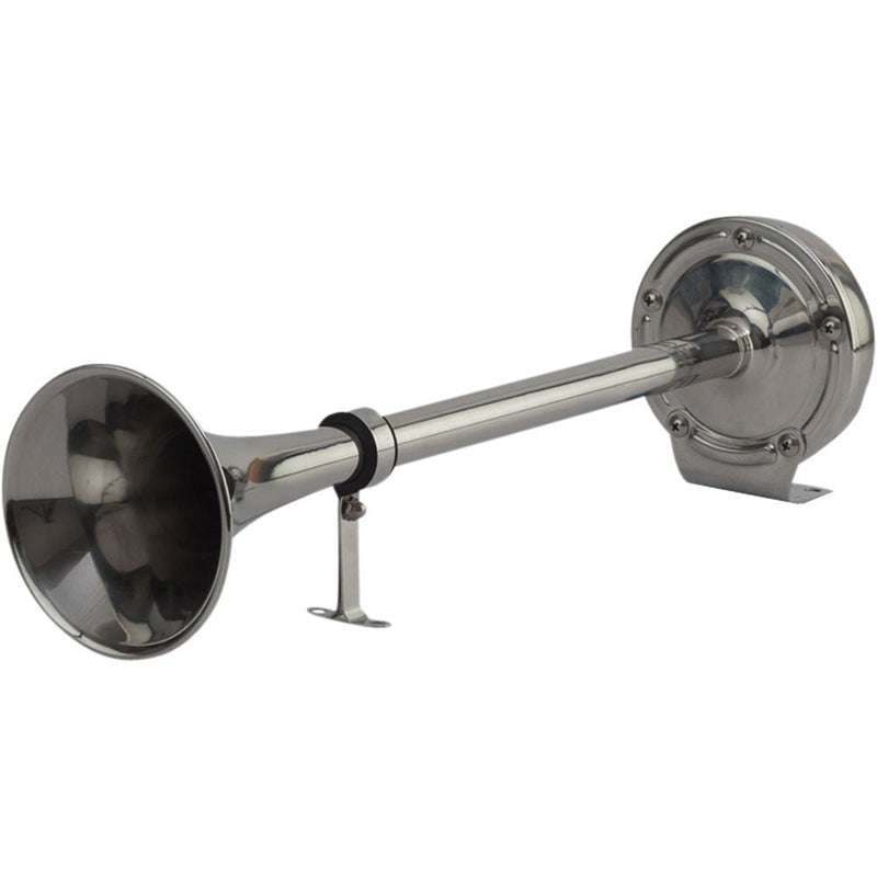 Sea-Dog MaxBlast Stainless Steel Trumpet 12V Horn - Single [431510-1] - Houseboatparts.com