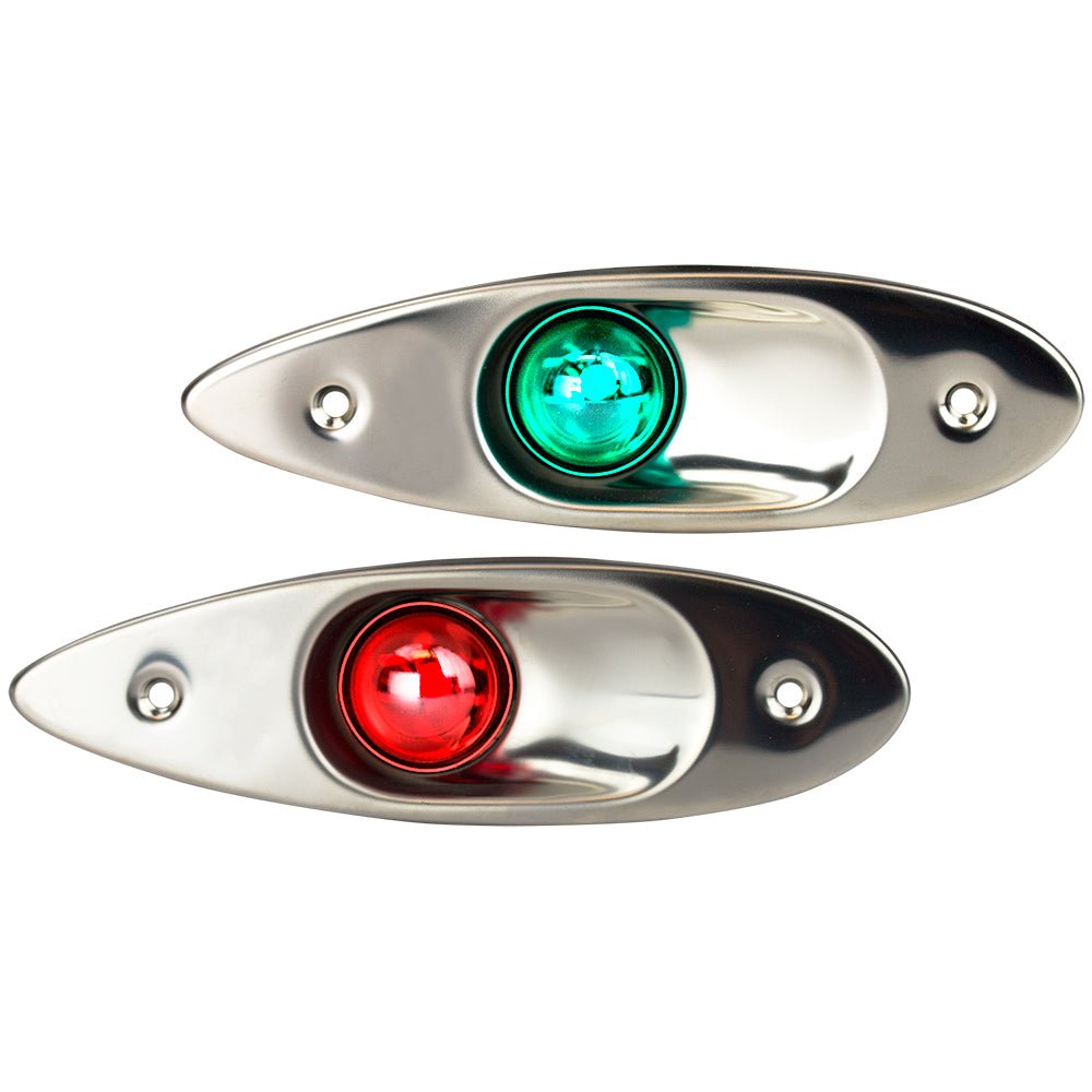 Sea-Dog Stainless Steel Flush Mount Side Lights [400180-1] - Houseboatparts.com