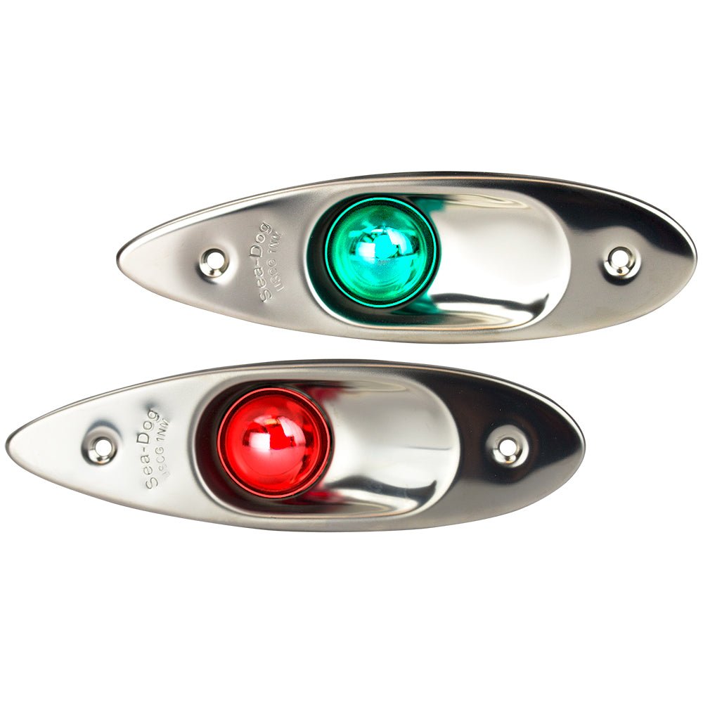 Sea-Dog Stainless Steel Flush Mount LED Side Lights [400080-1] - Houseboatparts.com