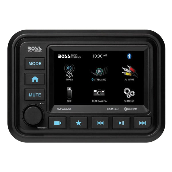 Boss Audio MGV550B Marine Stereo w/AM/FM/BT/Rear Camera [MGV550B] - Houseboatparts.com